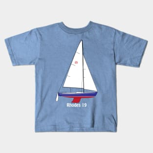 Rhodes 19 Sailboat Kids T-Shirt